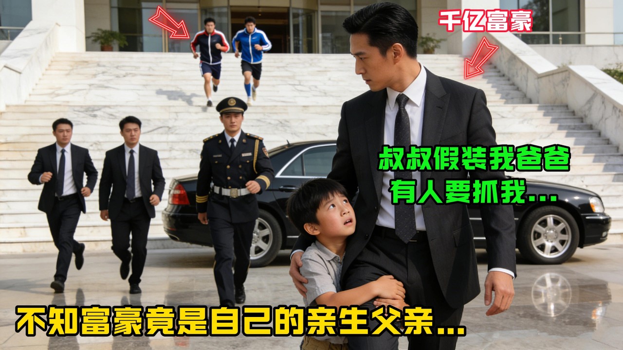 “叔叔，假裝我爸爸，有人要抓我！”男孩向千億富豪求救，不知道富豪竟是自己的親生父親…#感人故事 #感人壹幕 #故事分享