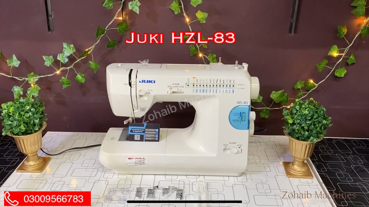 Juki HZL-83/ HZL-501 sewing machine user video in urdu/hindi