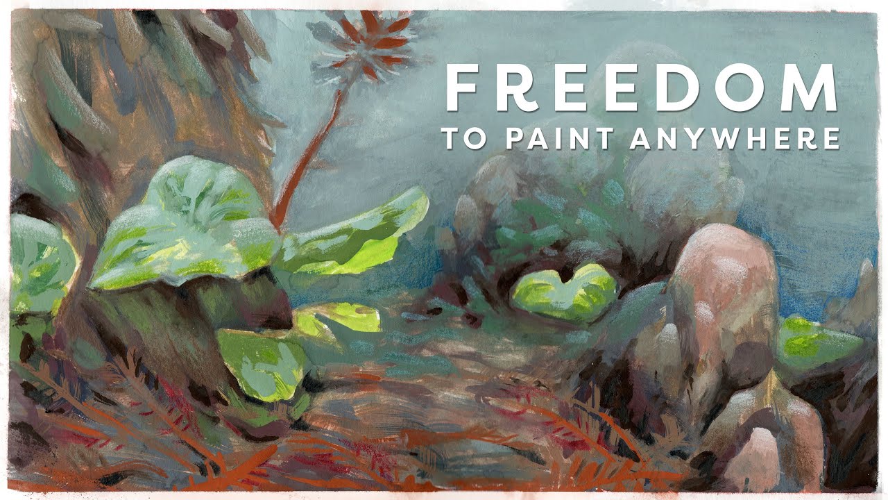 The One Tool That Changed My Plein Air Painting Forever · Gouache And Watercolor Process