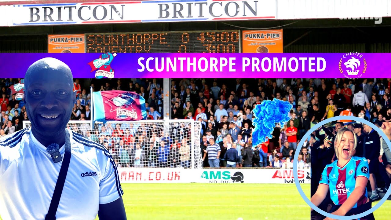 💥INCREDIBLE ATMOSPHERE AS SCUNTHORPE UNITED ARE PROMOTED TO THE NATIONAL LEAGUE💥