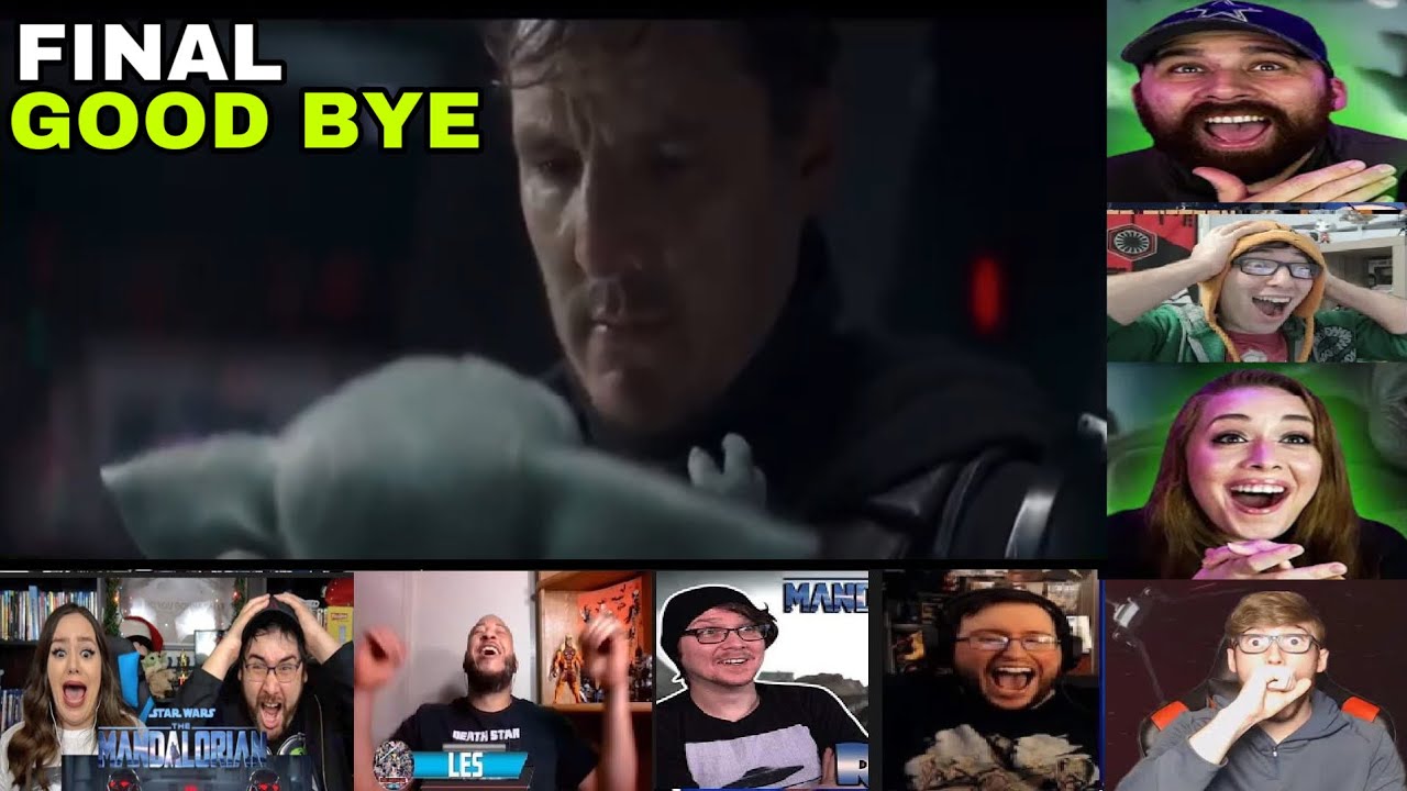 Reactions to Mando Says Goodbye to Grogu (Baby Yoda) The Mandalorian 2x08 | Chapter 16: The Rescue