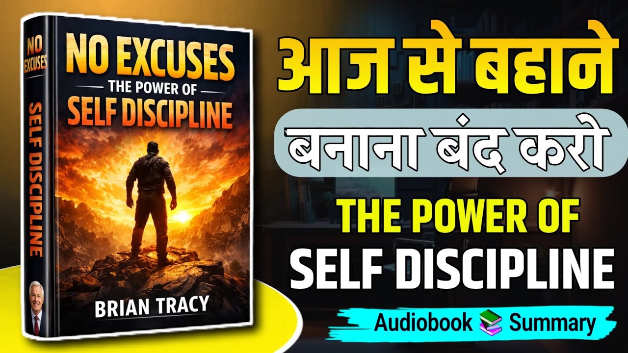 NO EXCUSES The Power of Self Discipline | Book Summary In Hindi | Audiobook Summary | Audiobook