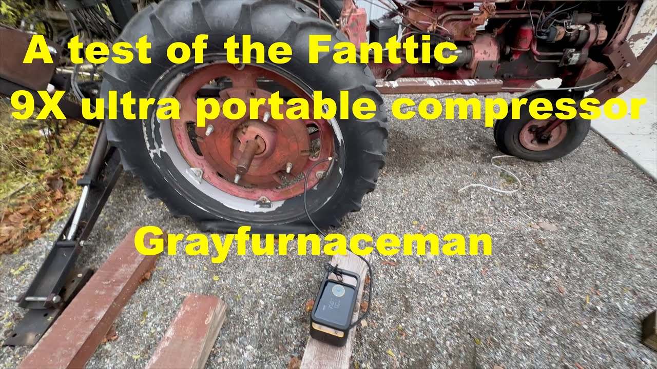 A test of the Fanttic 9X Ultra portable compressor
