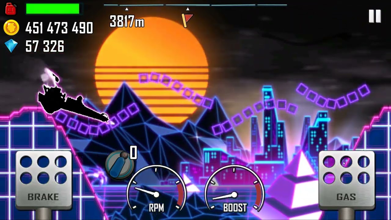 Hill Climb Racing Dragster + Neon 4762 WR