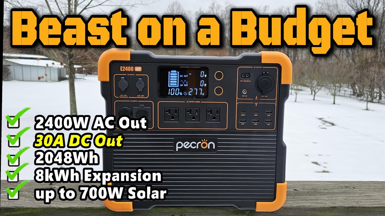 Pecron E2400LFP:  All-Around Performer at a BUDGET Price!