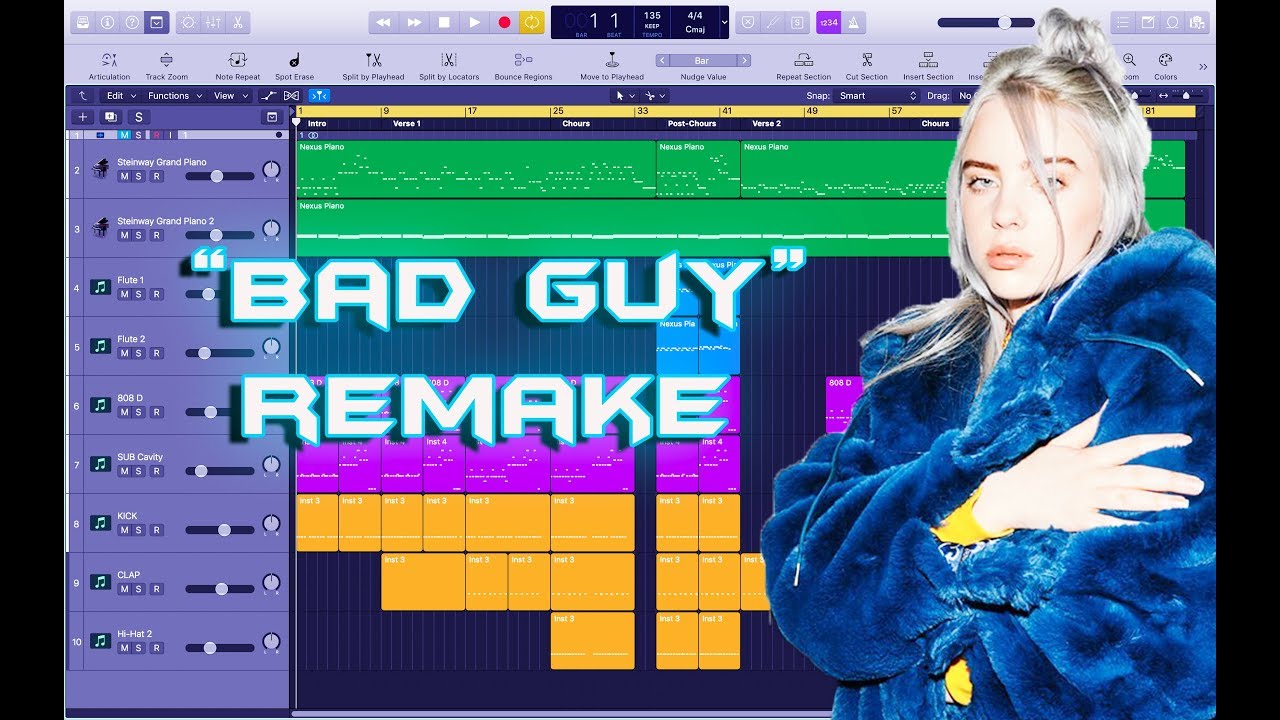 How Billie Eilish - bad guy Was Made Instrumental Remake (Production Tutorial)