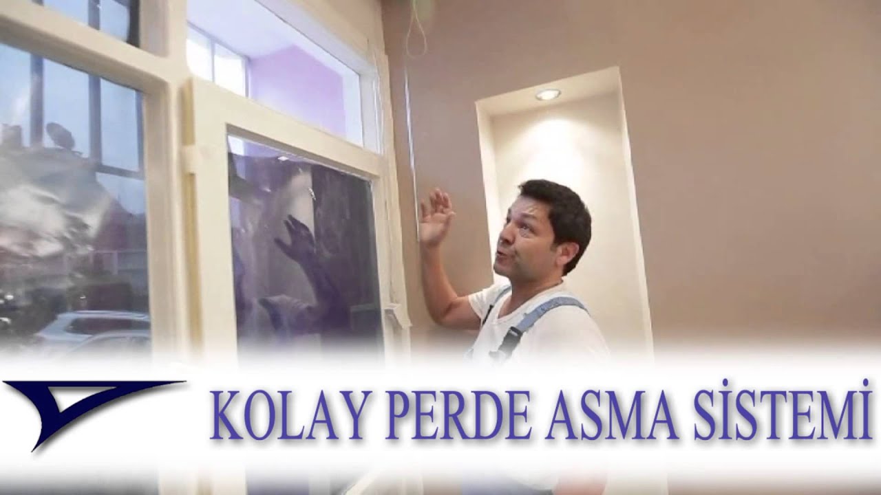 Kolay perde Asma Sistemi