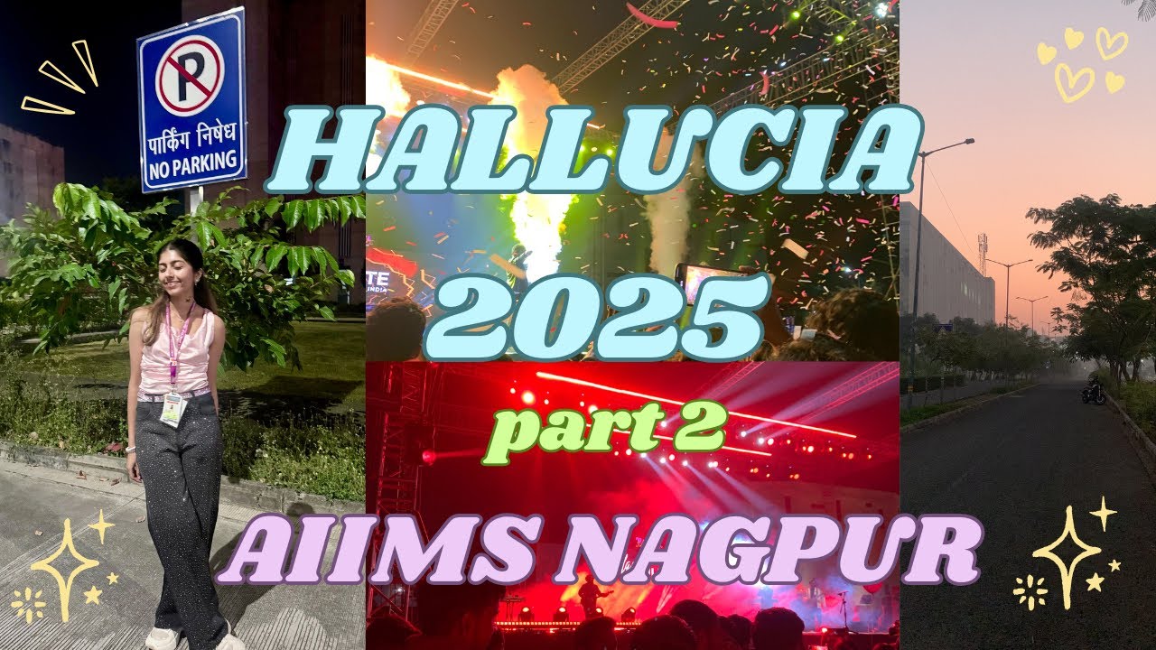 HALLUCIA 2025 Part 2 ✨ | Shreya Ghoshal and Mohammed Irfan Live 🔥 | AIIMS Nagpur Annual Fest 🙌 #fyp 