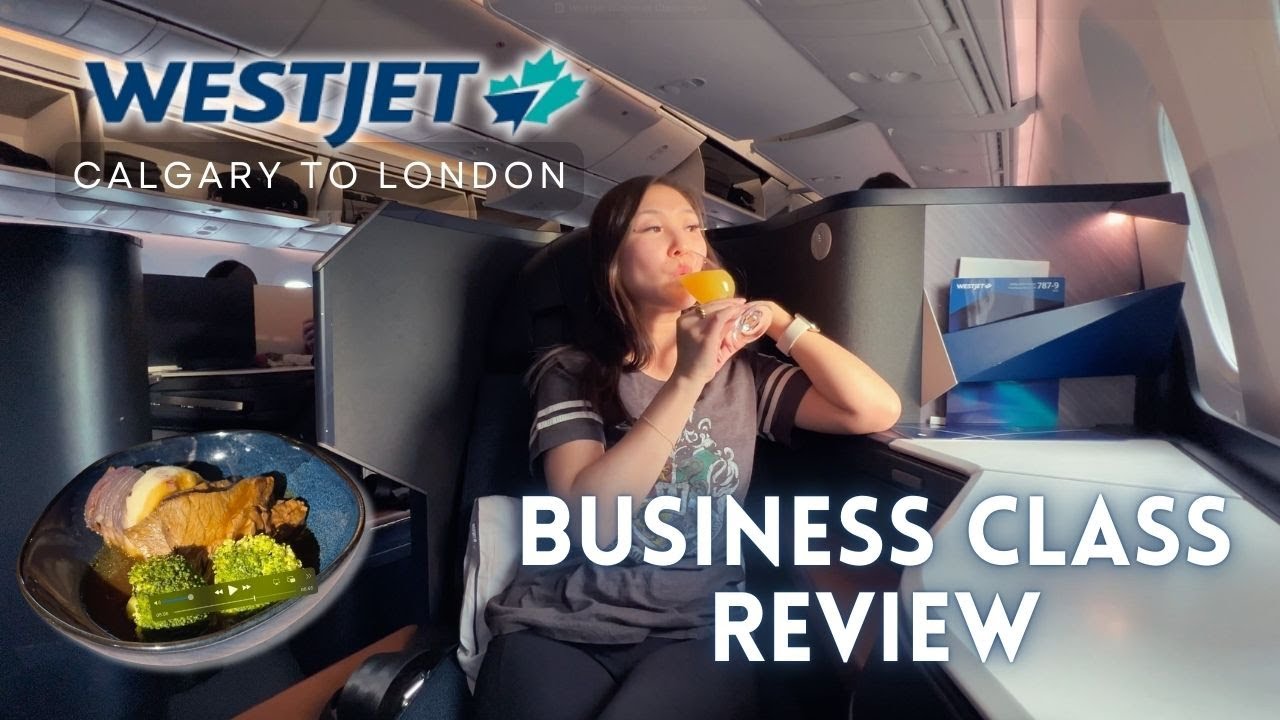 Я летал бизнес-классом WestJet за 1800 долларов — вот мой честный отзыв ✈️ Калгари — Лондон WS18/...