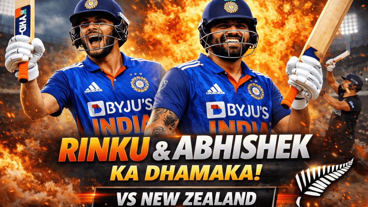 Rinku & Abhishek Ka Dhamaka 💥 | Glenn Phillips Fightback Ends | IND vs NZ Nagpur 🔥