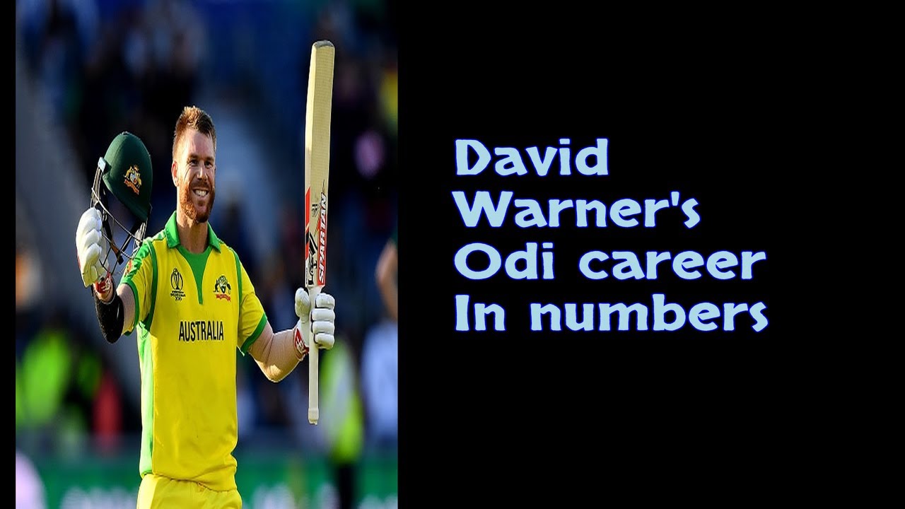 David Warner's ODI career in numbers