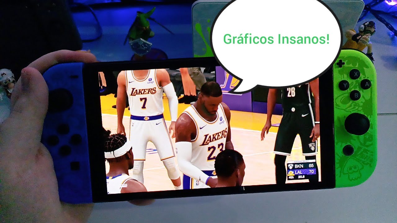 Veja como o NBA 2K24 é LINDÍSSIMO no Nintendo Switch Oled