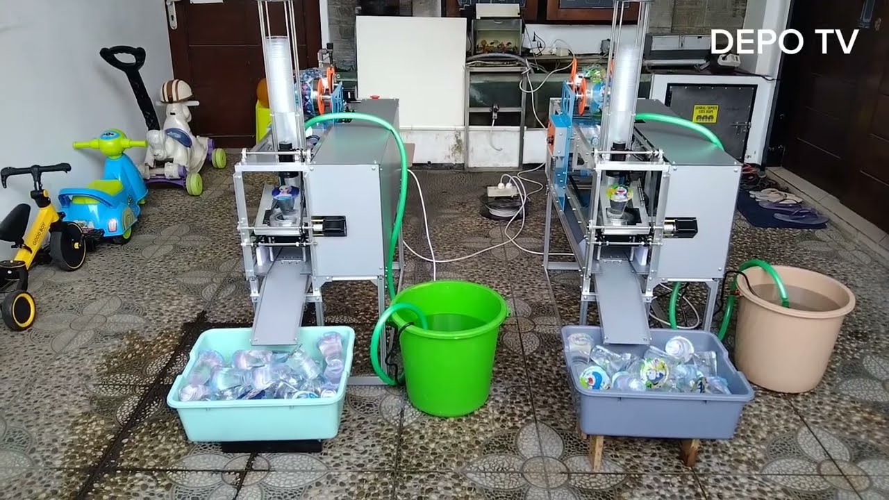 UMKM Mesin Automatic Cup Filling Sealing ukuran Aqua Gelas Harga 21jt hub WA 085646399200