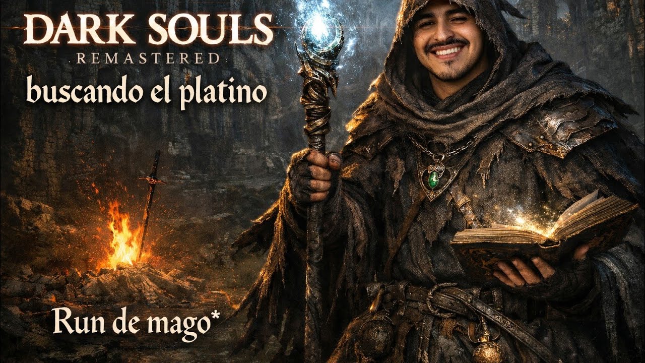 Dark Souls Remastered - Buscando el platino - Run de magia -Archivos del duque - parte 7
