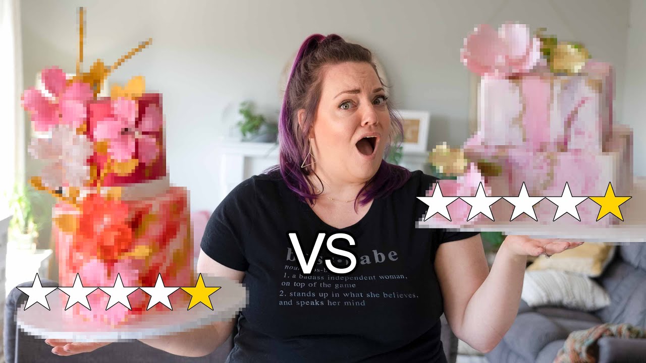 I Ordered WEDDING Cakes from 1 VS 1 STAR BAKERIES!