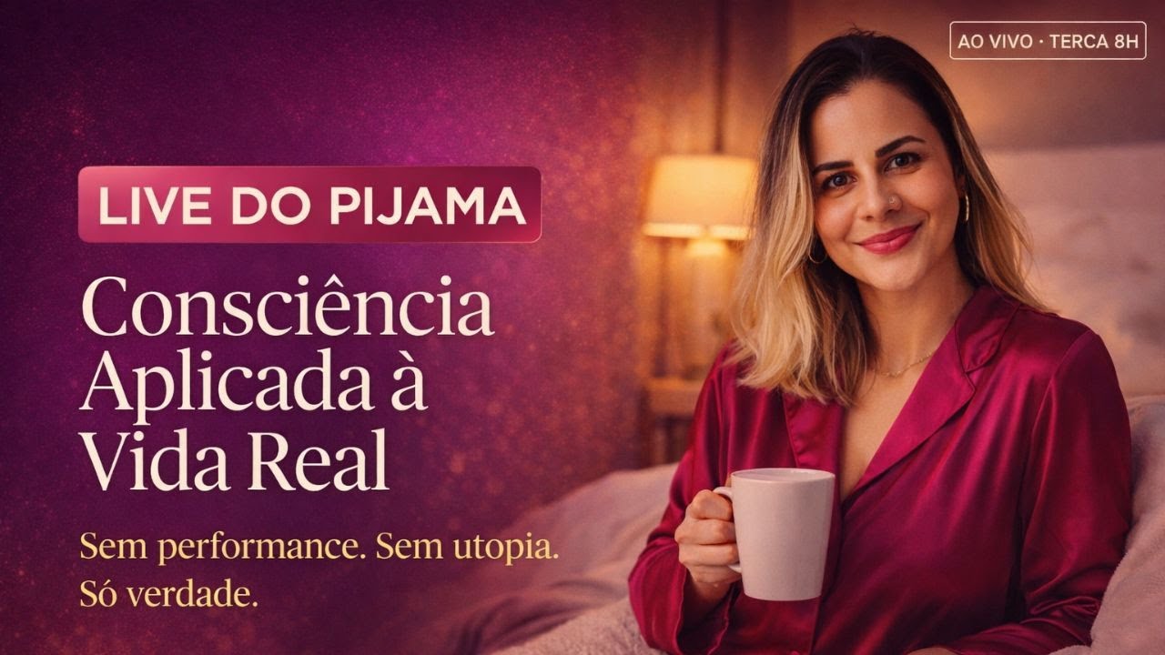 LIVE DO PIJAMA | Consciência Aplicada à Vida Real 📱