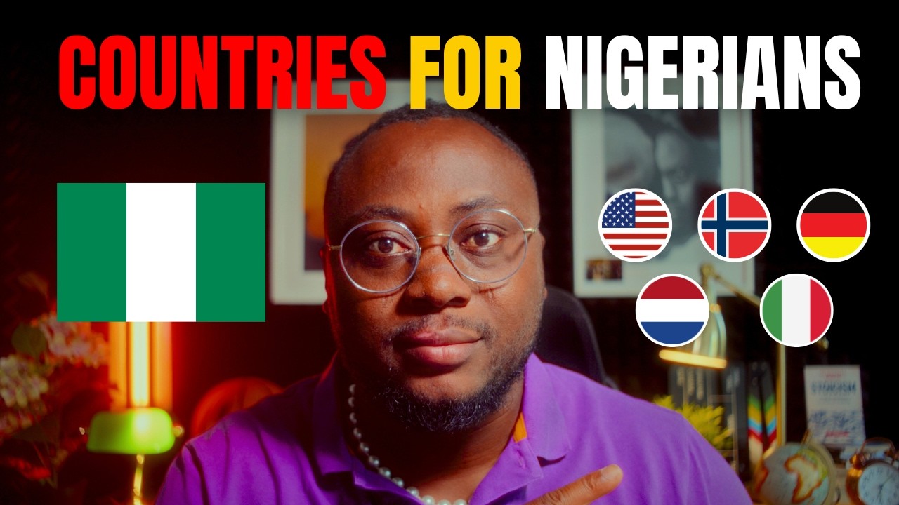 Best Countries to Move to For Nigerians in 2025! (Easiest Visa, Jobs & Fast Citizenship) 🌍✈️