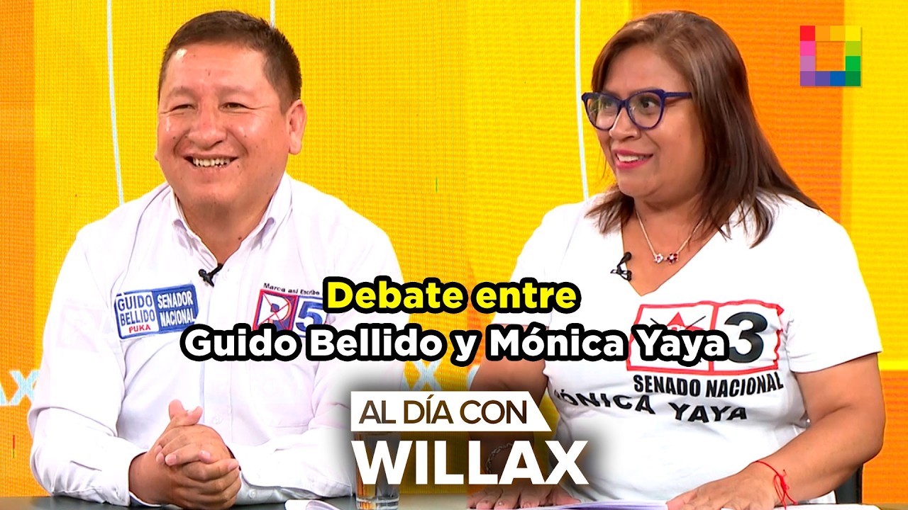 Al Día con Willax - FEB 03 - DEBATE DEL DÍA: GUIDO BELLIDO VS. MÓNICA YAYA | Willax