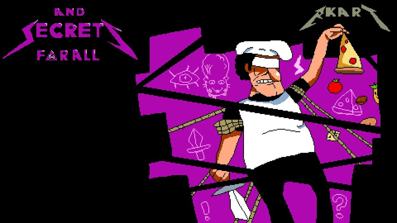 And secrets for all - [One from metallica in the style of pizza tower secret songs]