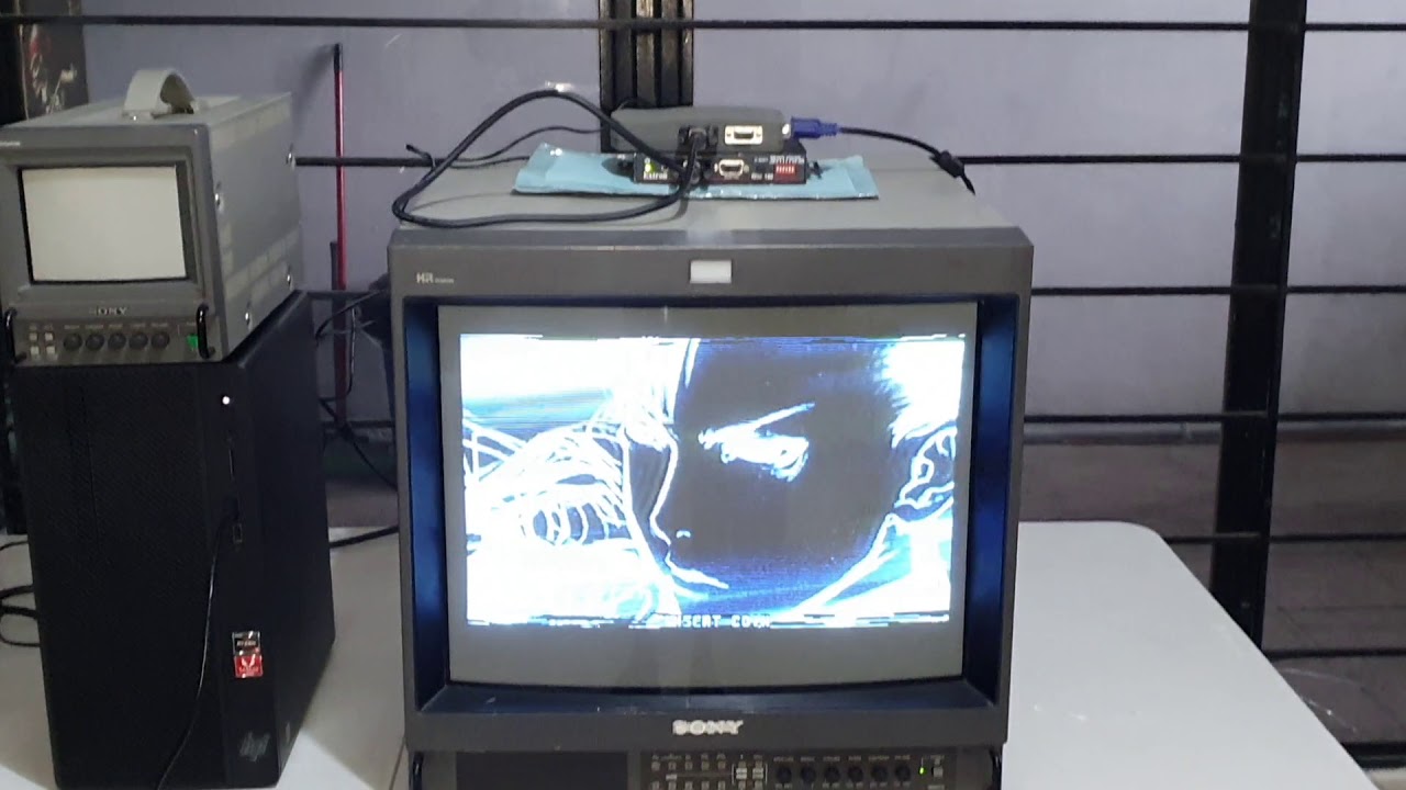 Pc 31khz a 15khz Pvm 20m4u (800 lineas)(No crt emudriver)😎