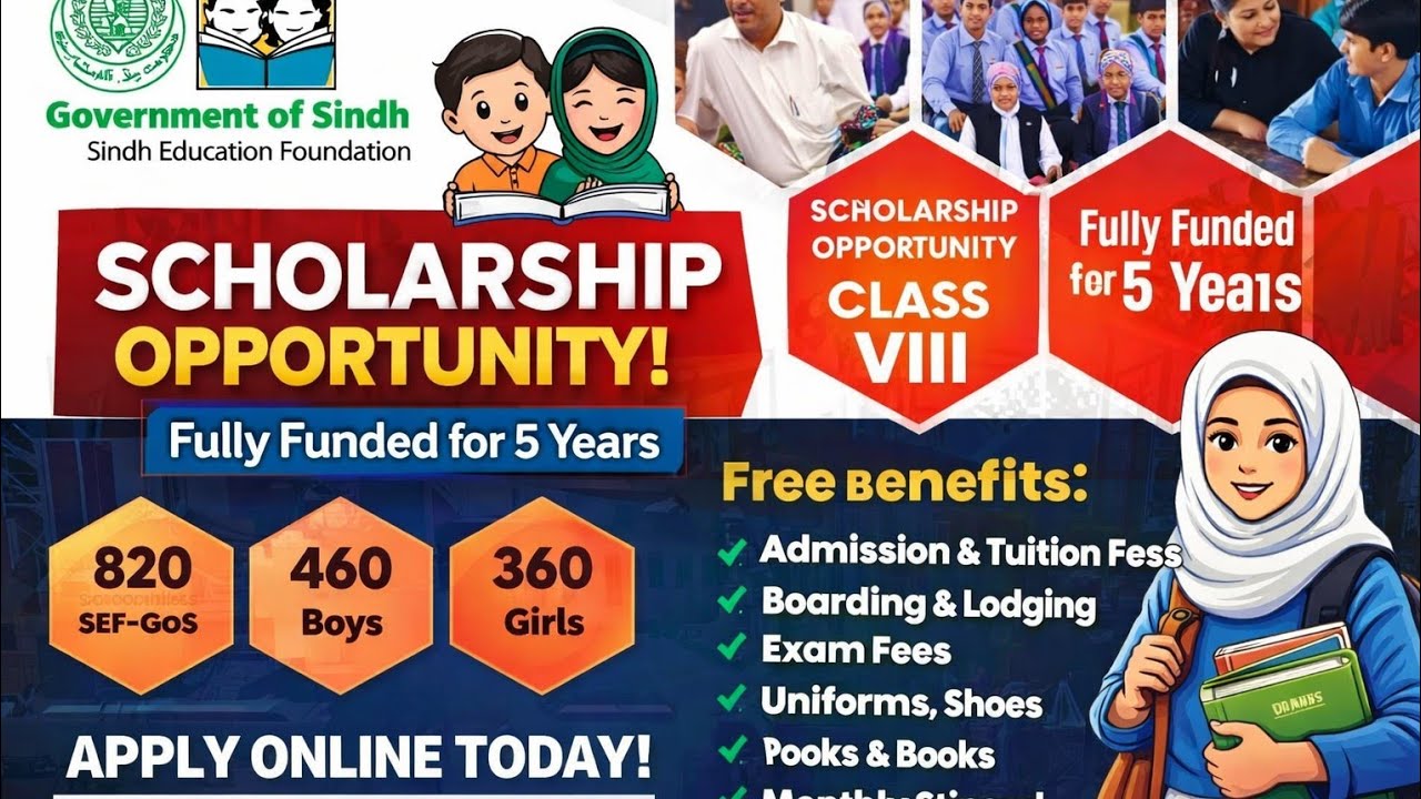 Sindh School Education Scholarship Program 2026-27