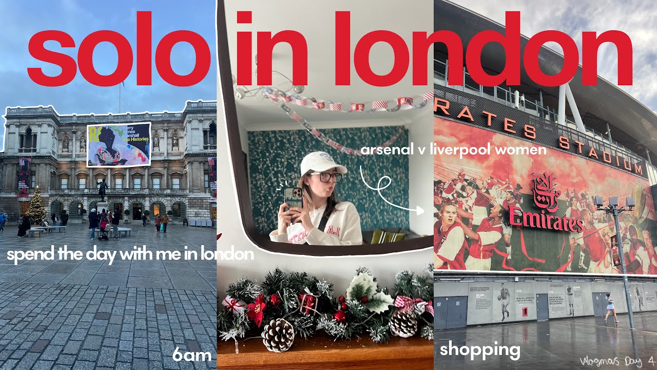 spend a solo day with me in london 🏙️ | vlogmas day 4