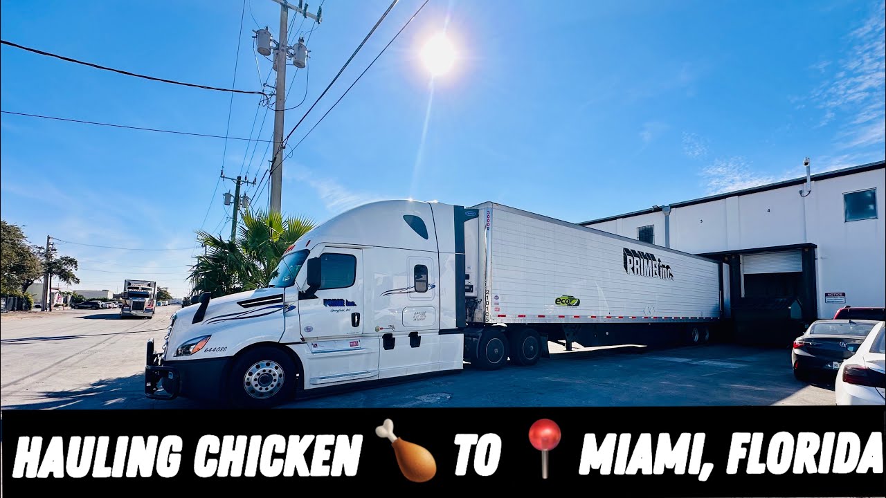 Hauling Chicken 🍗 To 📍Miami, Florida | Prime INC.