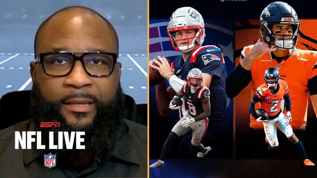 NFL LIVE | “Drake will be overmatched by the Broncos’ defense” — Spears predicts Patriots vs Broncos