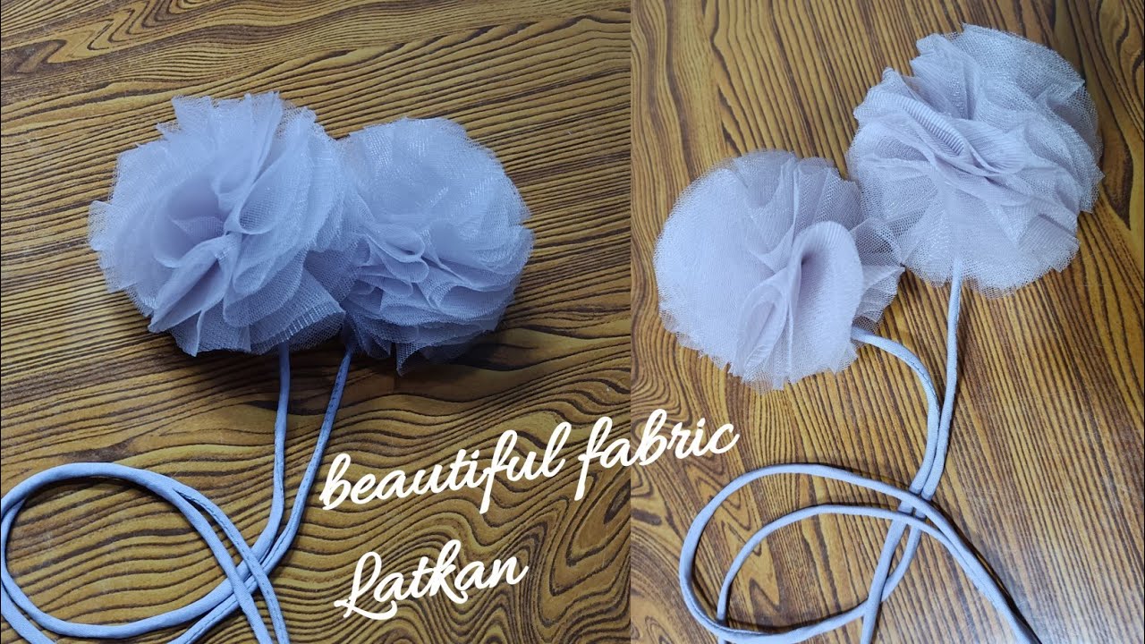 Beautiful Diy Net Tassles cutting and stitching || Blouse Latkan designs