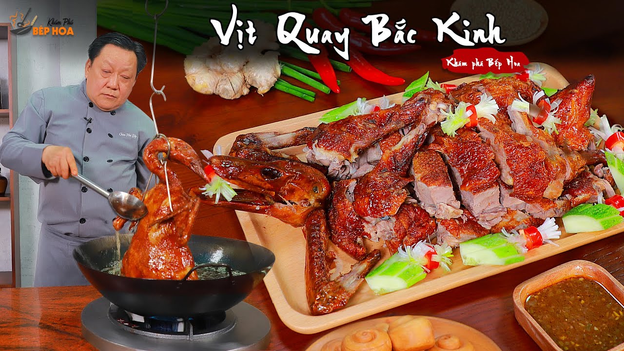 Bí quyết làm Vịt Quay Bắc Kinh bằng quay chảo - Reup | Peking Duck Recipe