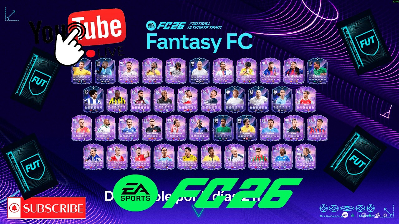FC 26 JUEGO LA COPA FANTASY+SOBRES EN DIRECTO 24/2