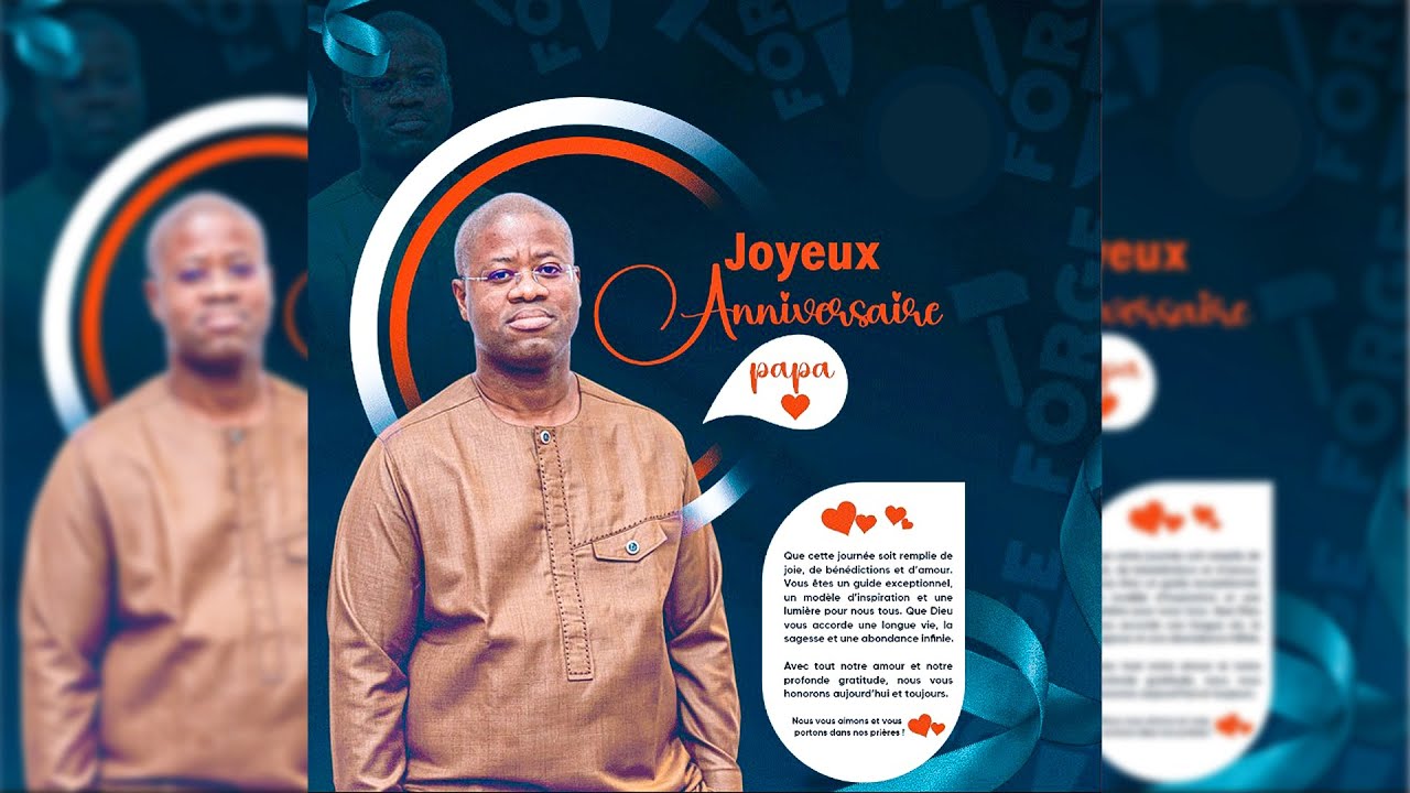 JOYEUX ANNIVERSAIRE PAPA. TOUTE LA FAMILLE JÉSUS POUR RÉUSSIR