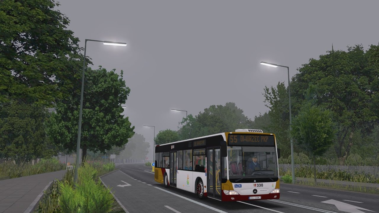 OMSI 2 - Mercedes Benz Citaro O530 FL #330 - Linia 55 - MZK Golczewo