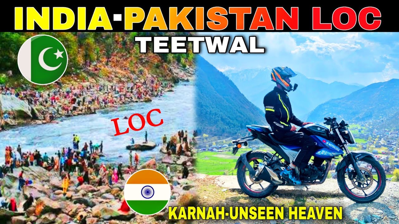 SHARDA YATRA TEMPLE TEETWAL | INDIA 🇮🇳 - PAKISTAN LOC | CROSSING BRIDGE | @JKMotovlogs