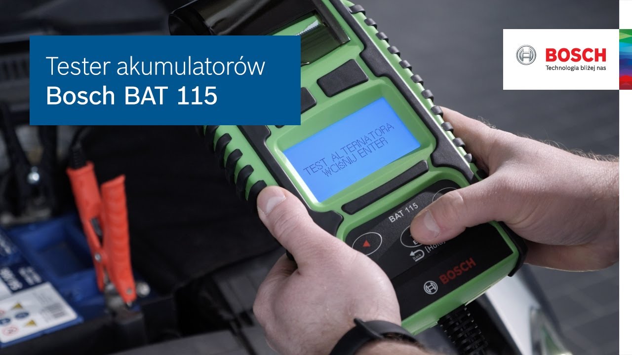 Tester akumulator&oacute;w Bosch BAT 115