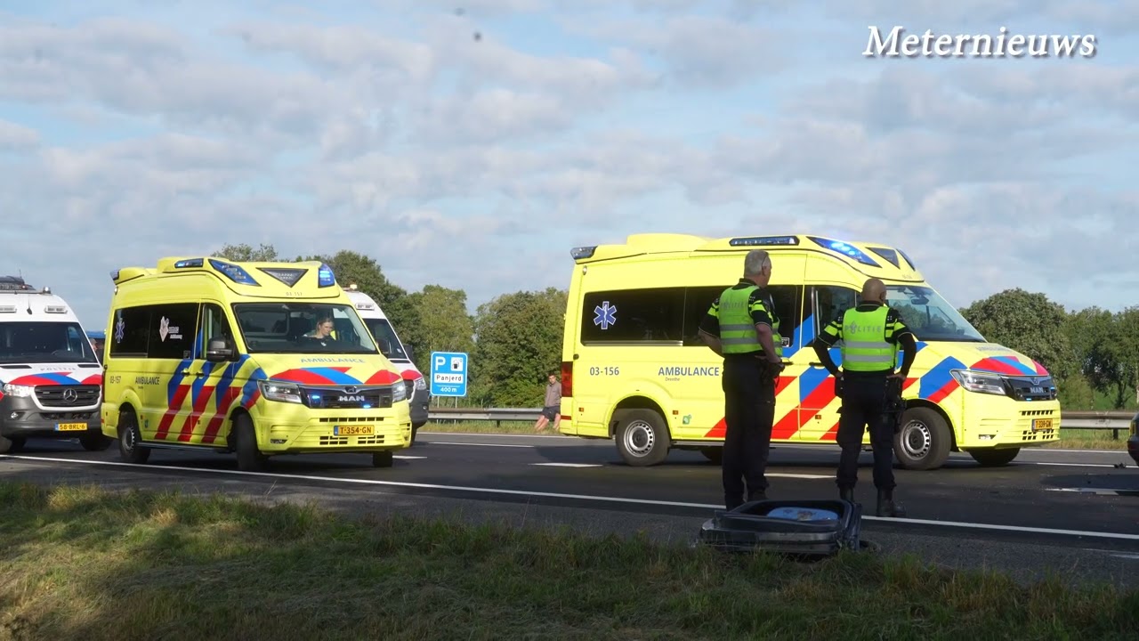Zeer ernstig ongeval Veeningen