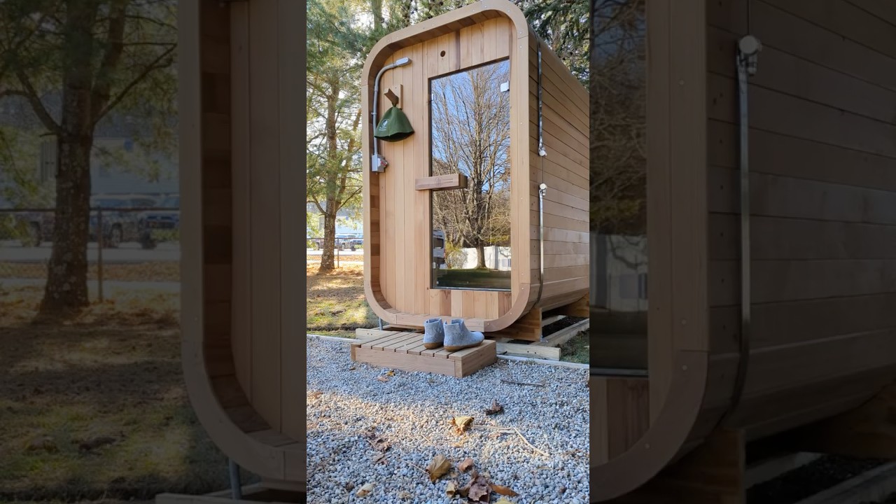 Building a Backyard Sauna Kit Part 2 | Redwood Outdoors Sauna Review