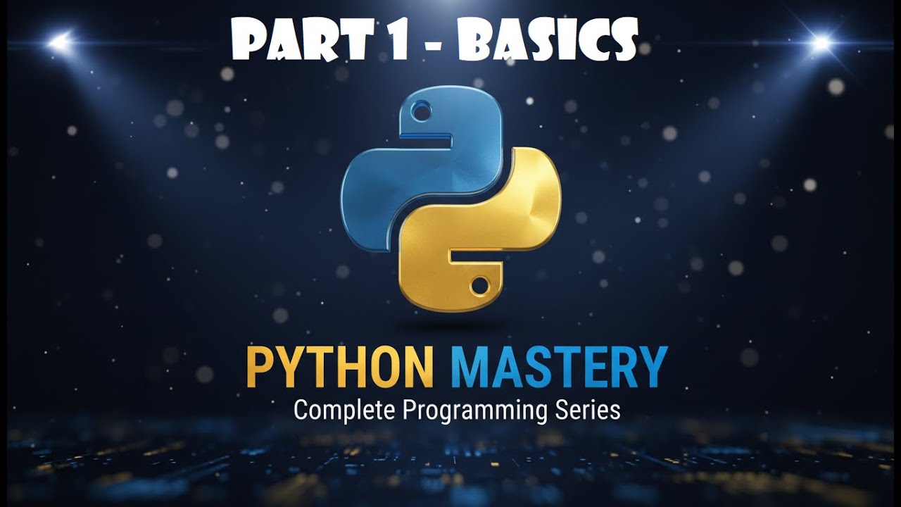 🐍 Python for Beginners - Part 1: Variables, Data Types & Strings | Full Course