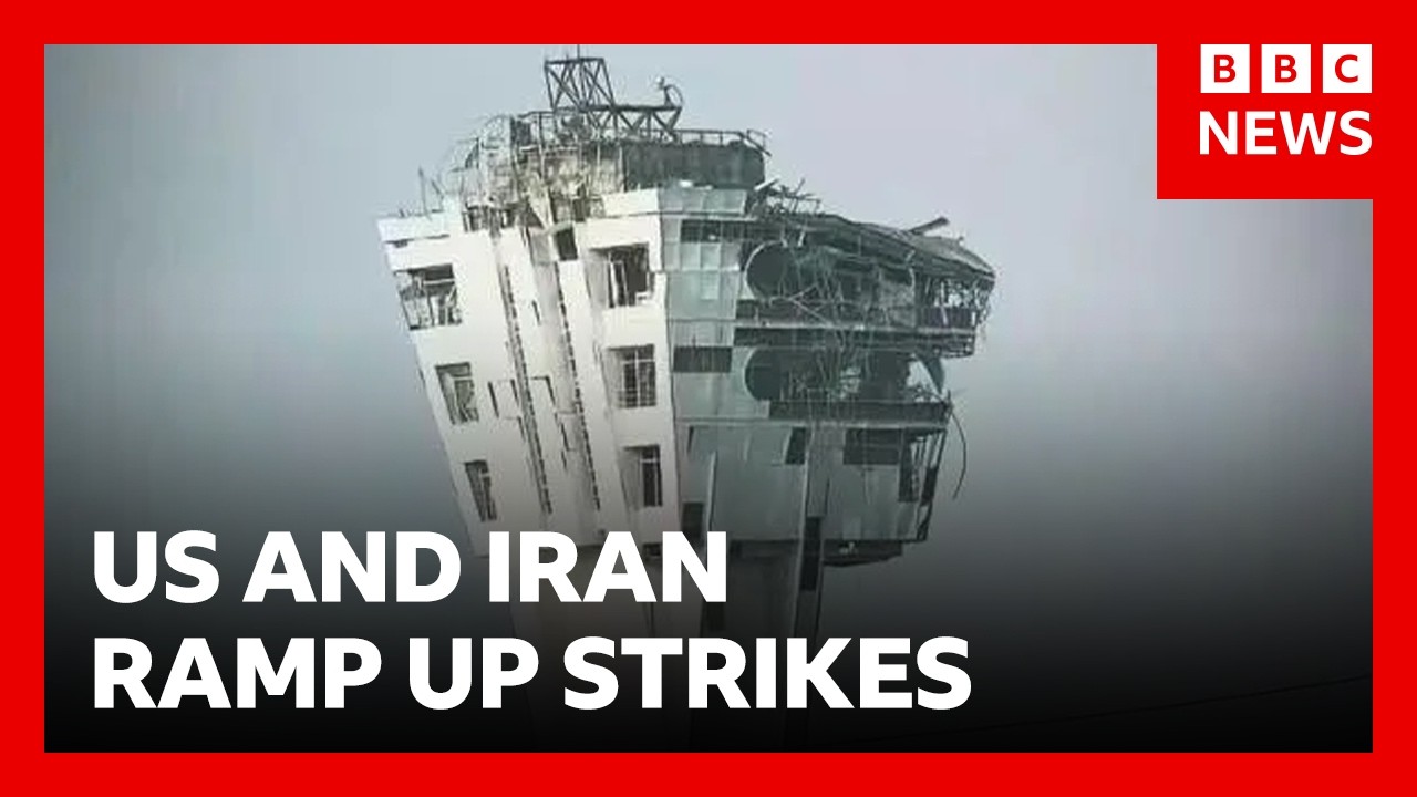 US and Iran ramp up strikes as shaky ceasefire hangs in the balance | BBC News