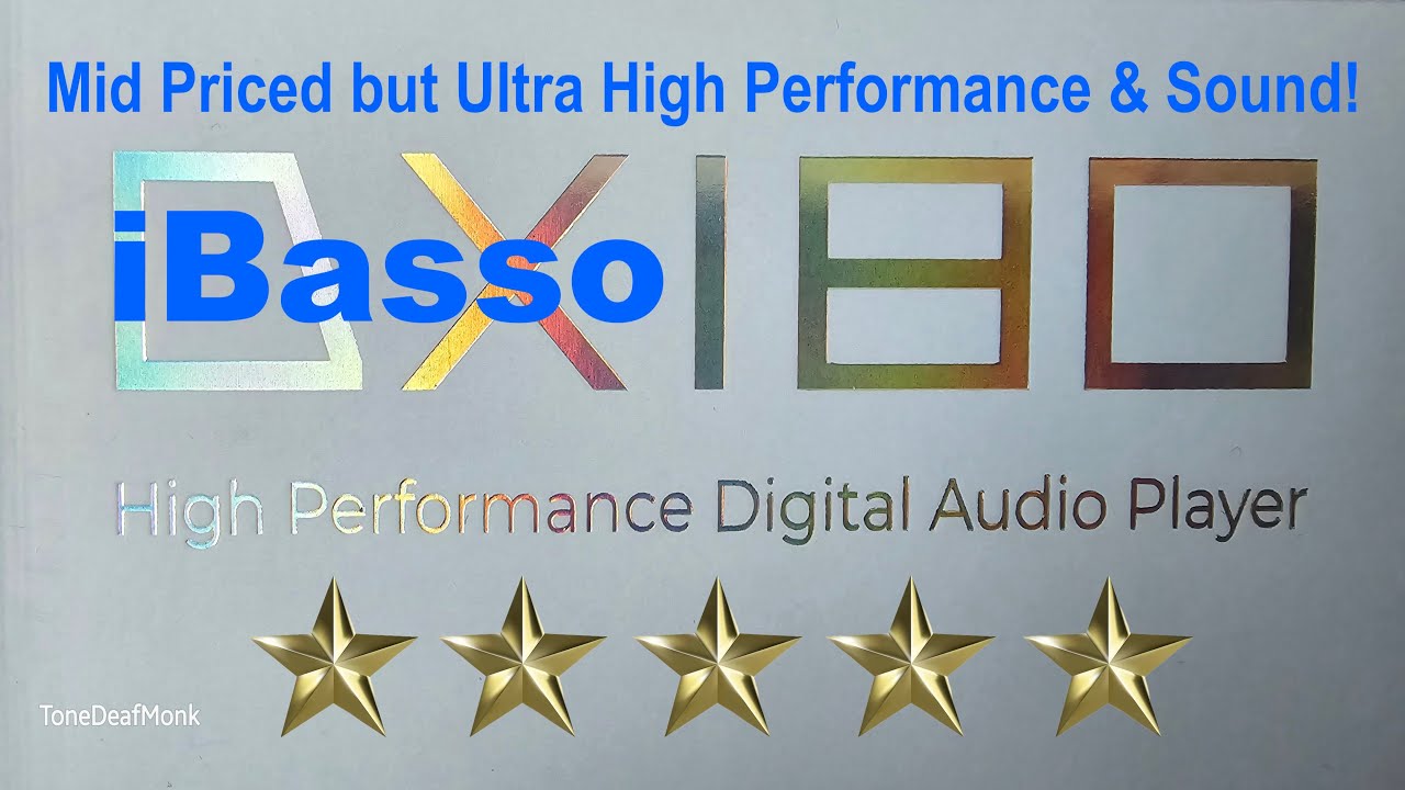 iBasso DX180   Mid Priced but ULTRA Performance & SOUND   HD 1080p