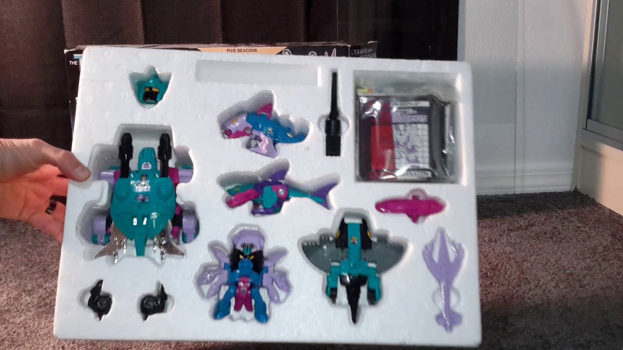 Transformers G1 piranacon gift set unboxing