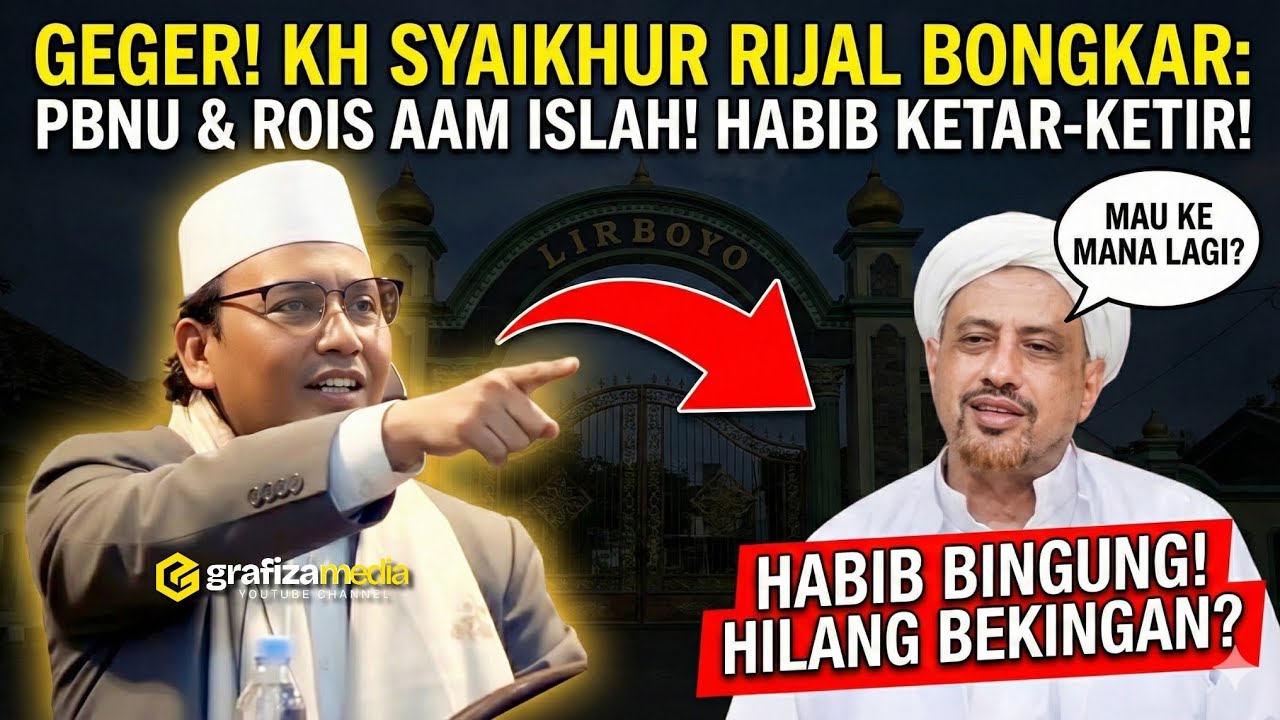 Kh. Syaikhur Rijal - GEGER! PBNU & Rois Aam Bersatu di Lirboyo, Oknum Habib Panik Cari Perlindungan
