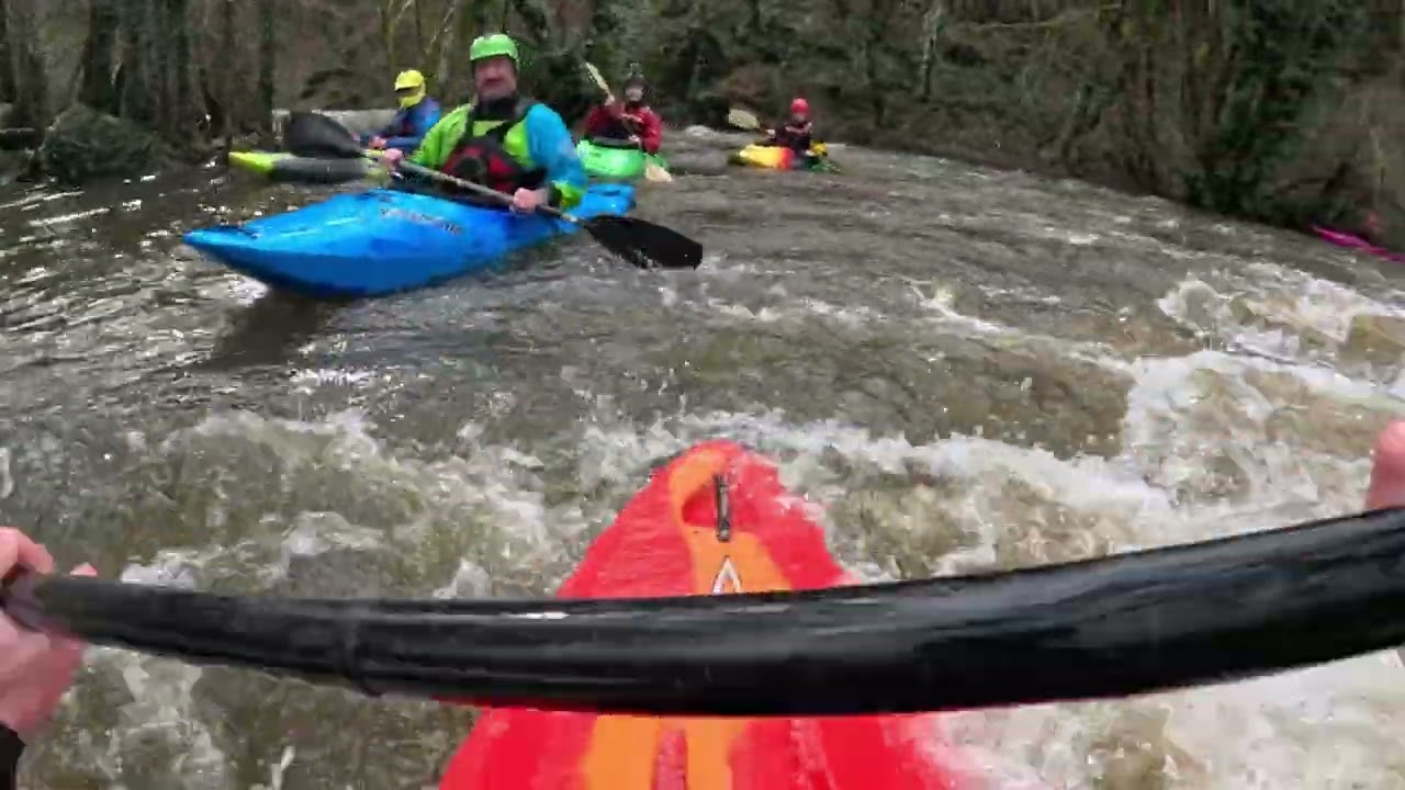 Kayak riviere sur la Rouvre