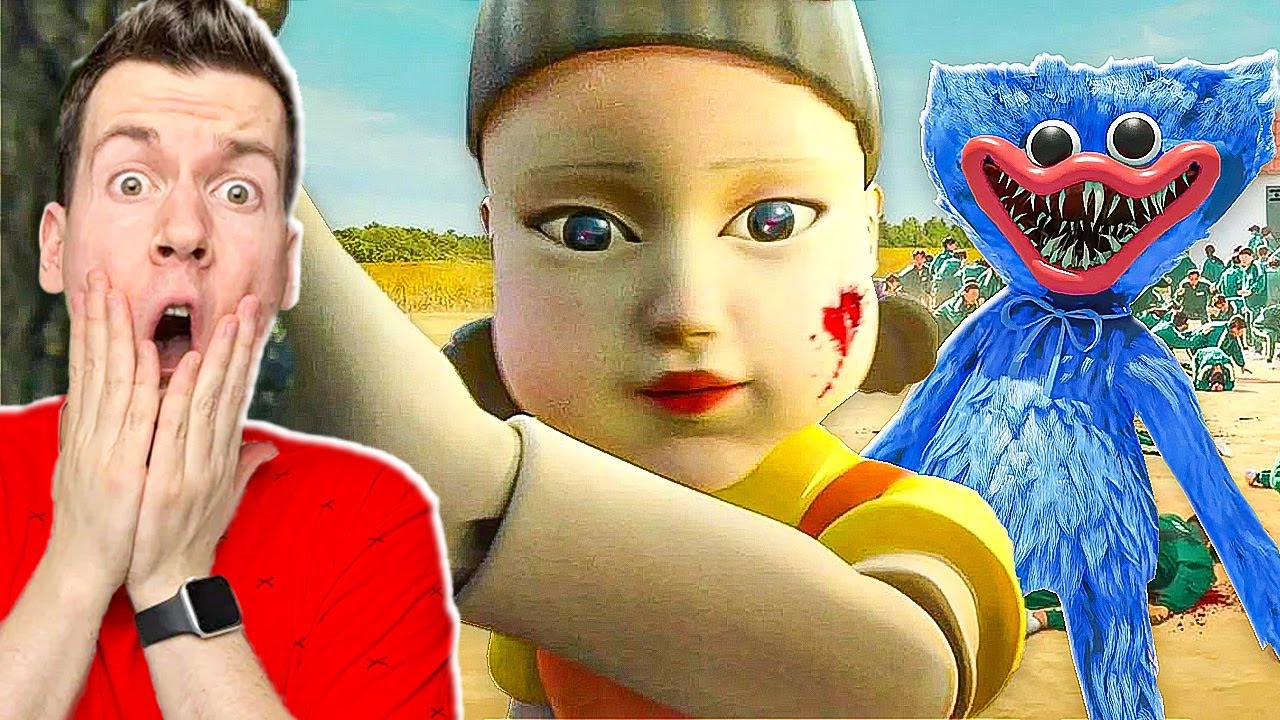 😱 Синий ХАГИ ВАГИ попал в *СТРАШНУЮ* Игру в Кальмара !