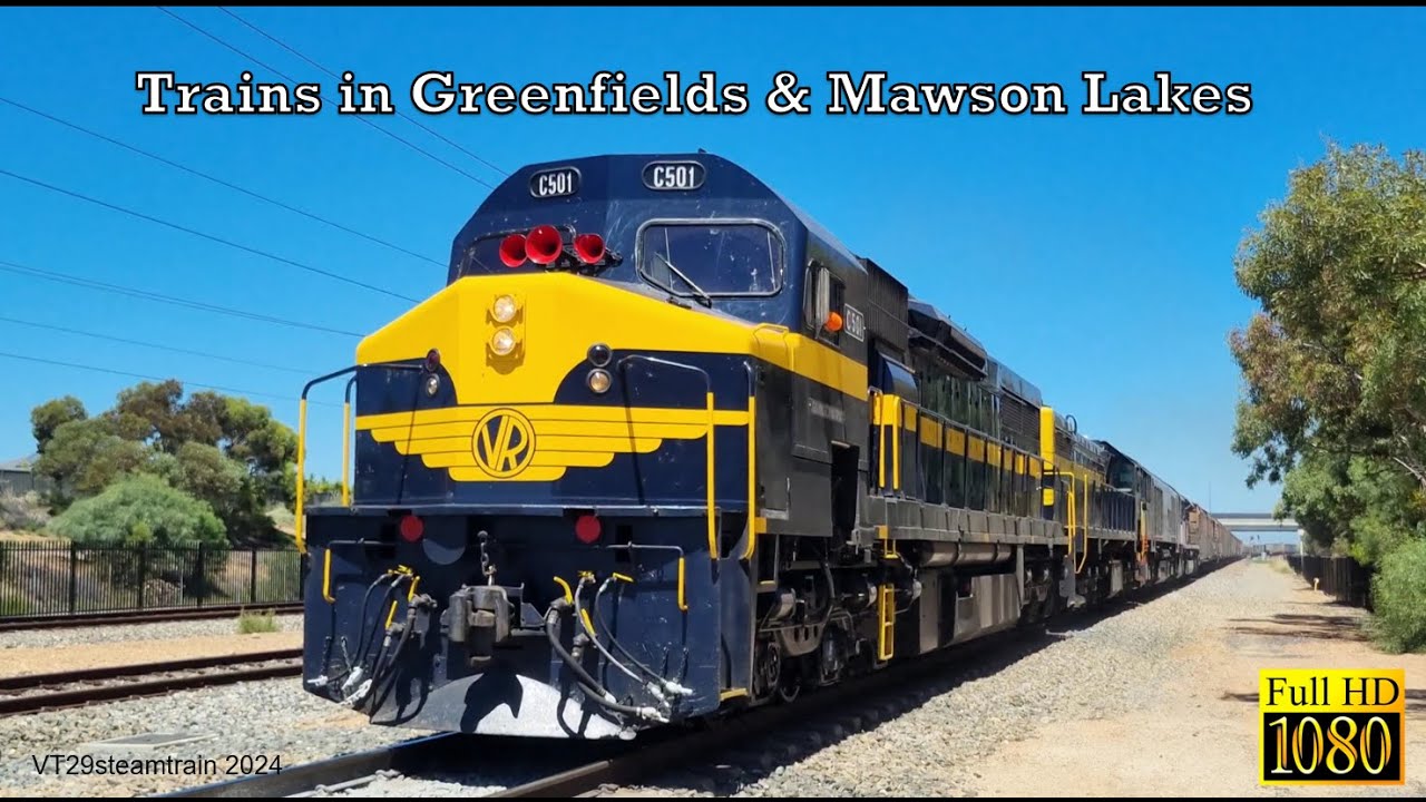 Preserved VR Diesels in SA! | Rail Action in Greenfields & Mawson Lakes