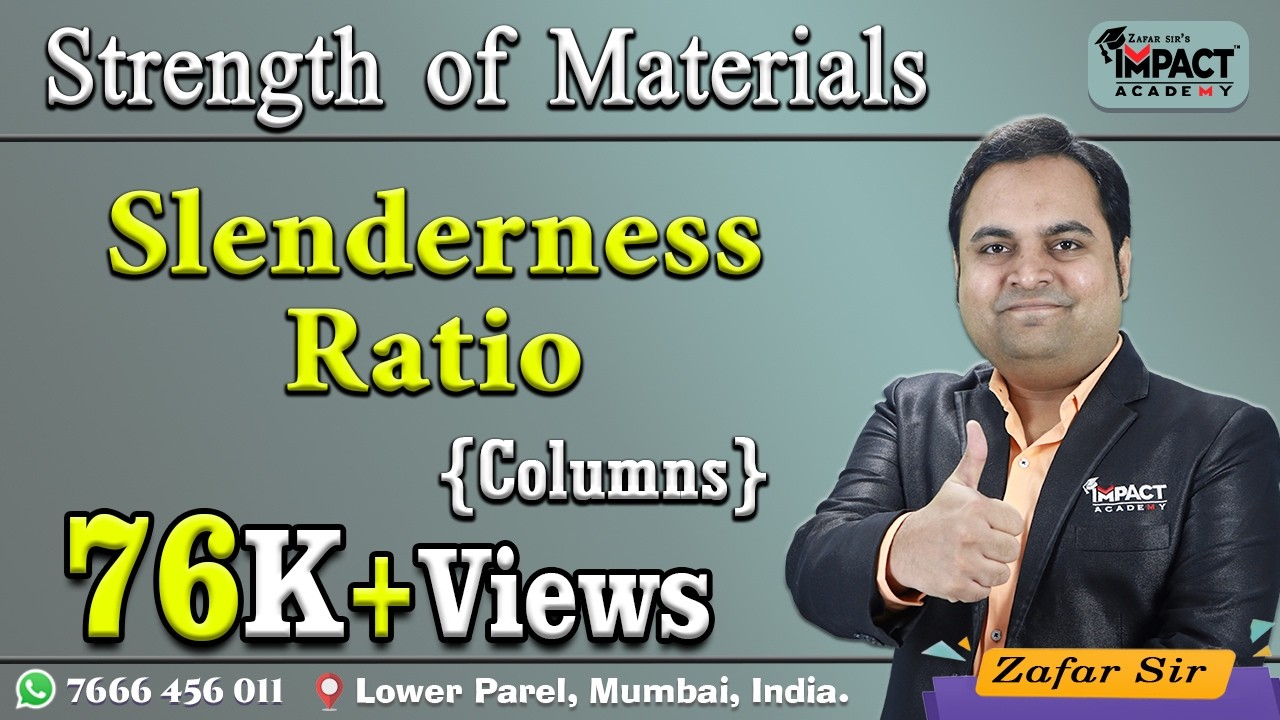 Slenderness Ratio | Columns | Strength of Materials | Engineering 