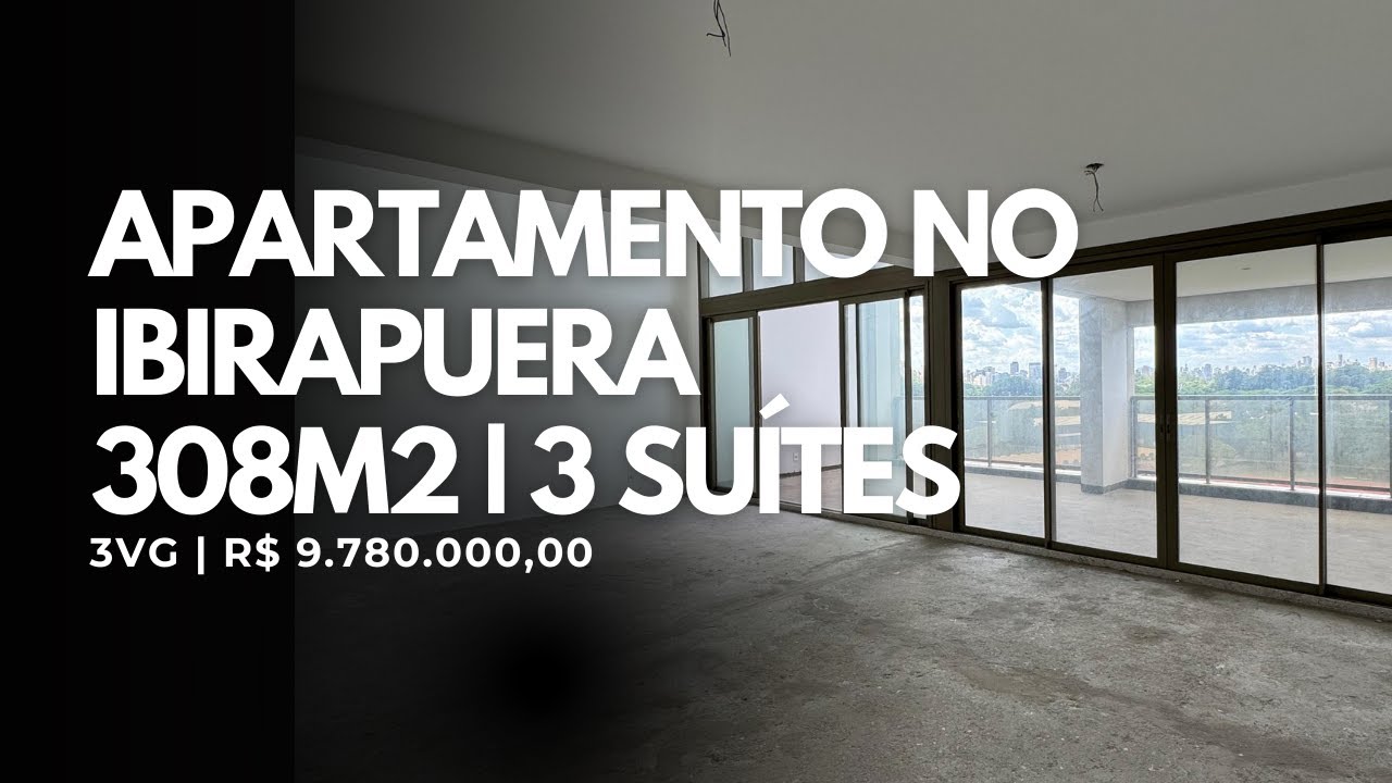 On The Parc: apartamento novo com 3 suítes no Ibirapuera com vista livre
