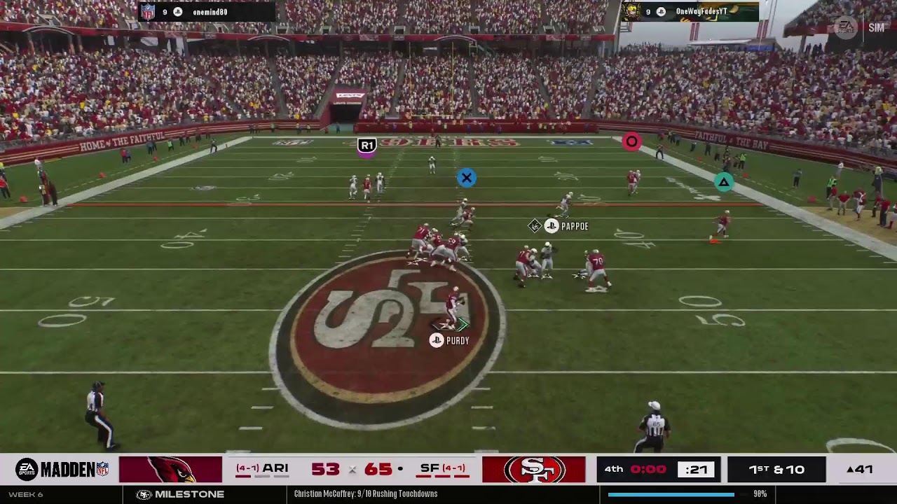 Cards vs 49ers