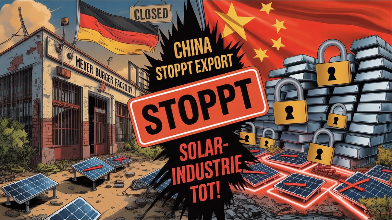 China STOPPT Silber-Export - Deutsche Solarindustrie am ENDE