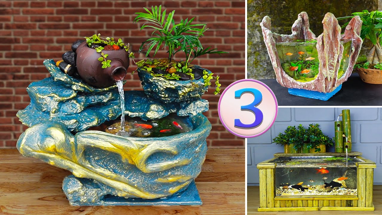 Top 3 Unique Mini Fish Tanks For Your Home | Fish Tank Homemade